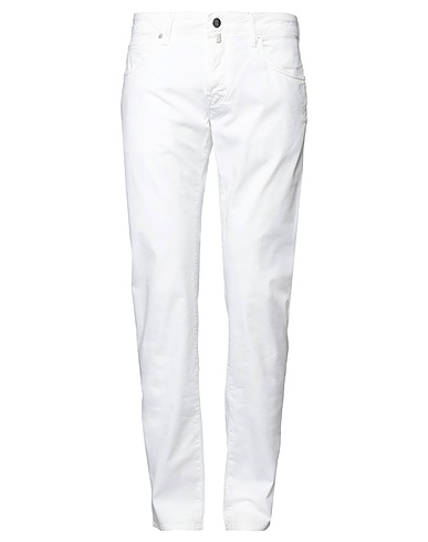INCOTEX 5-pocket White 98% Cotton, 2% Elastane