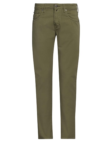 INCOTEX 5-pocket Military green 98% Cotton, 2% Elastane