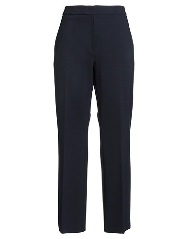 KAOS Casual trouser Navy blue 70% Viscose, 25% Polyamide, 5% Elastane