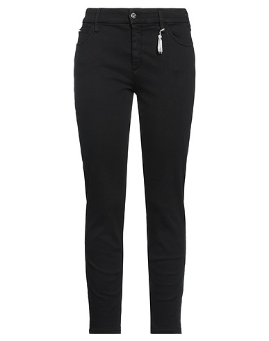 CYCLE Denim trousers Black 97% Cotton, 3% Elastane