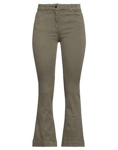 NENETTE Pantaloni jeans Verde militare 92% Cotone, 6% Elastomultiestere, 2% Elastan