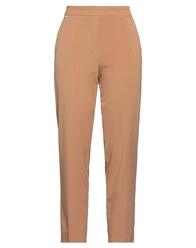 KAOS Casual pants Camel 68% Polyester, 28% Viscose, 4% Elastane