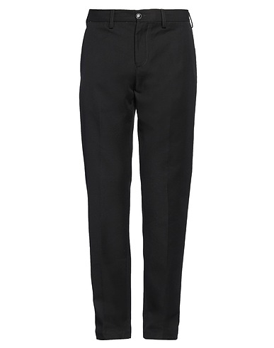 EMPORIO ARMANI クラシックパンツ ブラック コットン 59% / バージンウール 41%