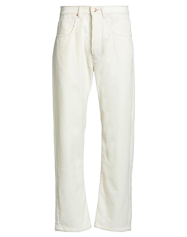 DRÔLE DE MONSIEUR Casual pants White 100% Cotton