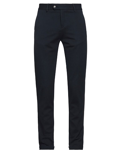 BHARNABA Casual trouser Navy blue 65% Viscose, 30% Polyamide, 5% Elastane