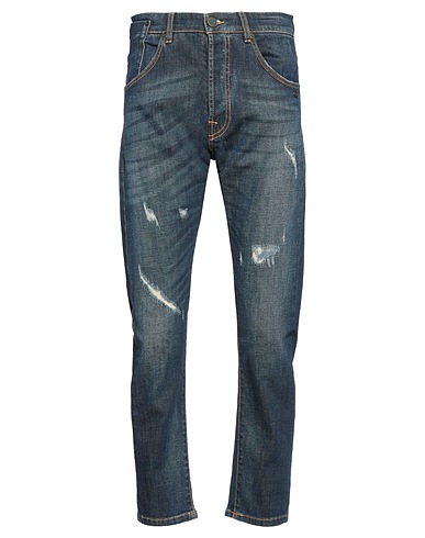 BERNA Denim trousers Blue 98% Cotton, 2% Elastane