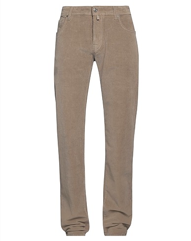 JACOB COHЁN Casual trouser Taupe 98% Cotton, 2% Elastane, Polyester