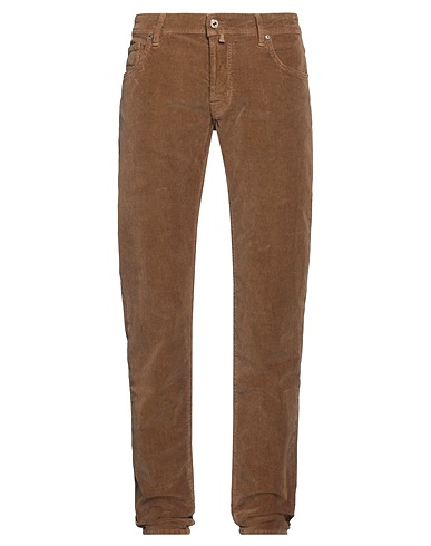 JACOB COHЁN Casual trouser Brown 98% Cotton, 2% Elastane, Polyester