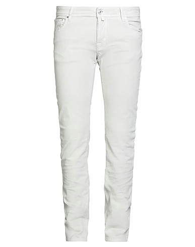 JACOB COHЁN Casual trouser Light grey 98% Cotton, 2% Elastane, Polyester