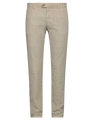 I SARTI Casual pants Beige 97% Cotton, 3% Elastane