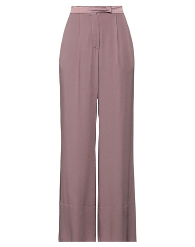 SFIZIO STUDIO Casual trouser Mauve 82% Acetate, 18% Viscose