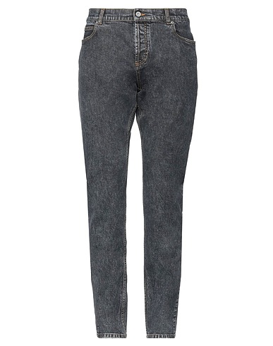 BALMAIN Denim pants Grey 98% Cotton, 2% Elastane