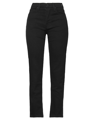 MOTHER Casual trouser Black 68% Cotton, 18% Recycled polyester, 12% Recycled cotton, 2% Elastane