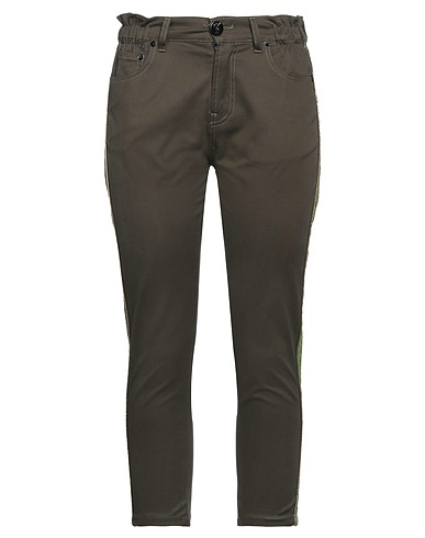 PMDS PREMIUM MOOD DENIM SUPERIOR Casual pants Military green 98% Cotton, 2% Elastane