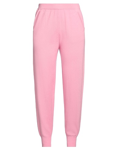 ALLUDE Pantalone Rosa 100% Cachemire
