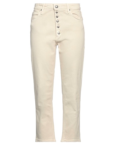 ROŸ ROGER'S Casual trouser Beige 98% Cotton, 2% Elastane