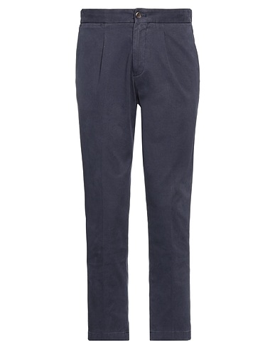 DEVORE INCIPIT Casual trouser Midnight blue 97% Cotton, 3% Elastane
