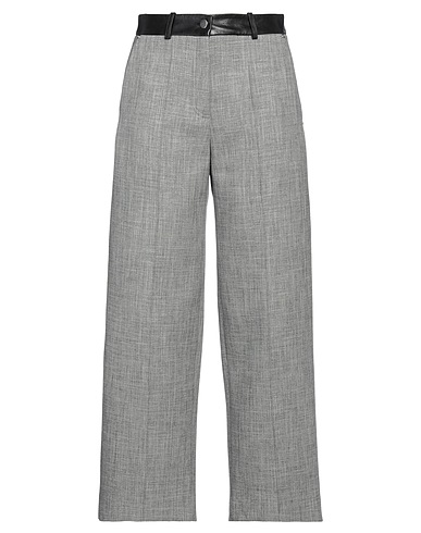 PETER DO Casual trouser Lead 35% Cotton, 35% Viscose, 25% Virgin Wool, 5% Polyamide, Calfskin