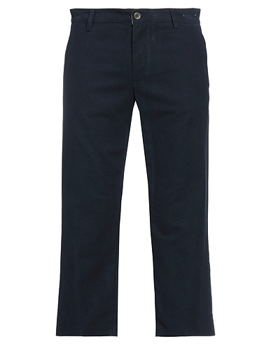 DERRIERE HERITAGE CO. Casual trouser Navy blue 100% Cotton