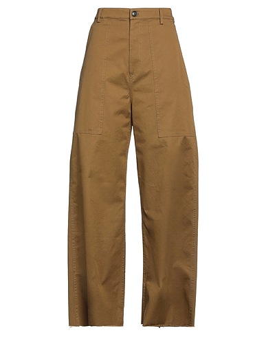 SEMICOUTURE Pantalone Verde militare 97% Cotone, 3% Elastan