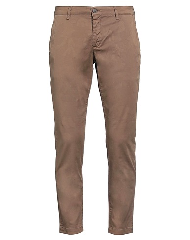 DERRIERE HERITAGE CO. Casual pants Brown 98% Cotton, 2% Elastane