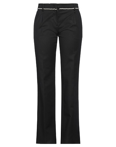 N°21 Casual pants Black 97% Cotton, 3% Elastane