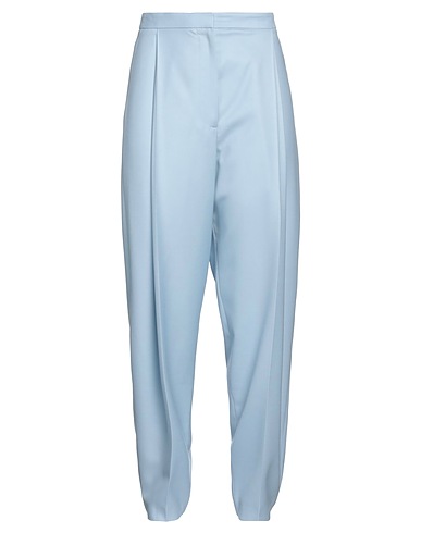 MCQUEEN Casual trouser Sky blue 100% Wool