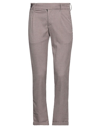 0/ZERO CONSTRUCTION Casual trouser Burgundy 64% Polyester, 35% Viscose, 1% Elastane