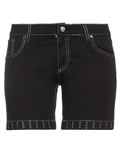 EAN 13 Shorts & Bermuda Black 98% Cotton, 2% Elastane