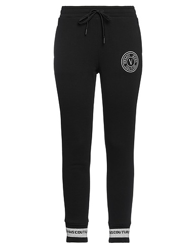VERSACE JEANS COUTURE Casual pants Silver 100% Cotton, Polyester, Elastane