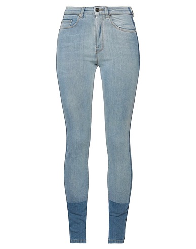 SFIZIO STUDIO Denim trousers Blue 55% Cotton, 18% Polyester, 14% Viscose, 11% Tencel™, 2% Elastane
