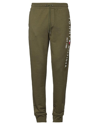 TOMMY HILFIGER Pantalone Verde militare 100% Cotone
