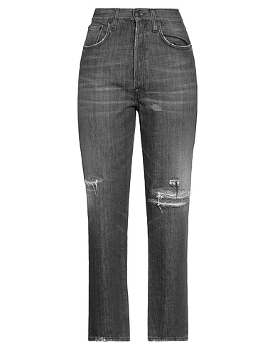 (+) PEOPLE Denim trousers Black 100% Cotton