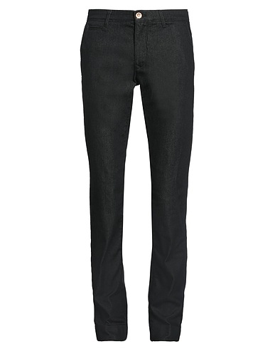 HAND PICKED Denim trousers Black 79% Cotton, 19% Polyester, 2% Elastane