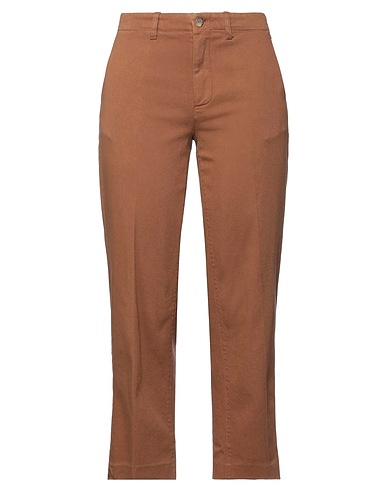 KILTIE Pantalone Marrone 98% Cotone, 2% Elastan
