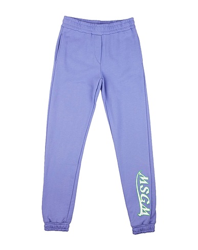 MSGM Casual trouser Lilac 100% Cotton