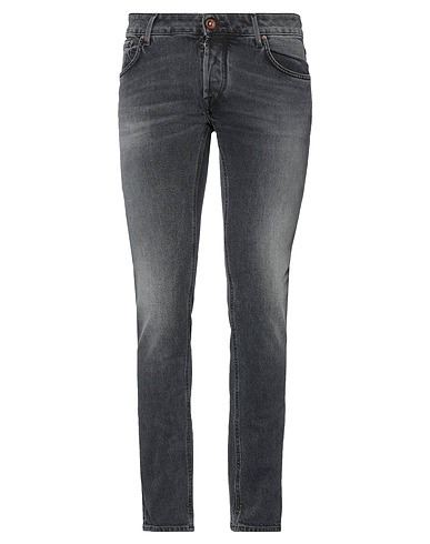 HAND PICKED Denim pants Charcoal 99% Cotton, 1% Elastane