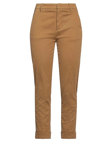 DONDUP Casual trouser Camel 98% Cotton, 2% Elastane