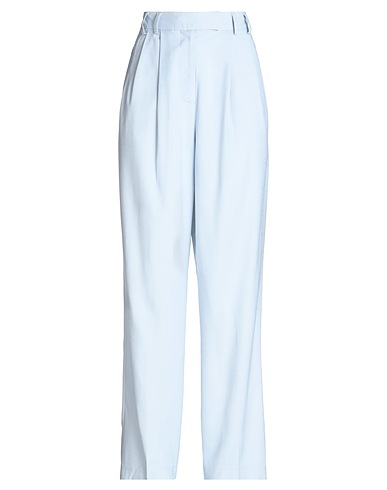TOPSHOP Casual trouser Sky blue 82% Polyester, 17% Viscose, 1% Elastane