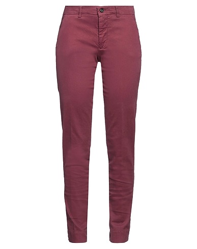 BERWICH Casual trouser Plum 98% Cotton, 2% Elastane