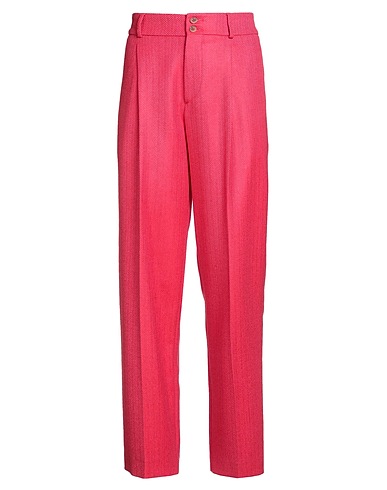 BERWICH Casual pants Fuchsia 100% Virgin Wool