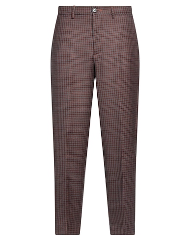 BERWICH Casual trouser Chocolate brown 100% Virgin Wool