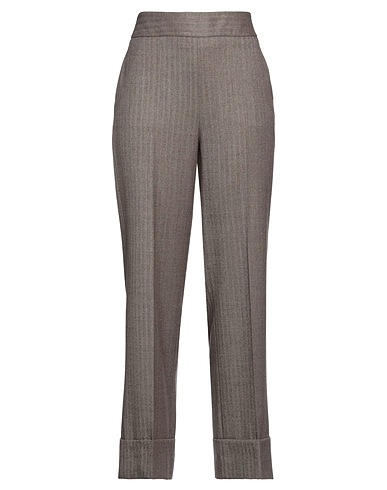 INCOTEX Casual pants Brown 98% Virgin Wool, 2% Elastane
