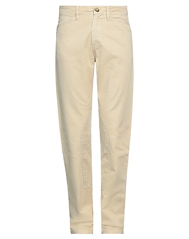 CAPALBIO Casual trouser Beige 100% Cotton
