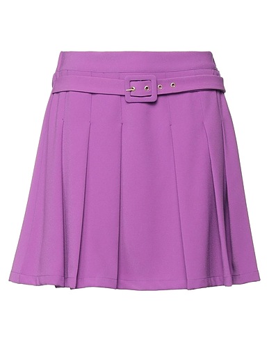 SILVIAN HEACH Mini skirt Purple 100% Polyester