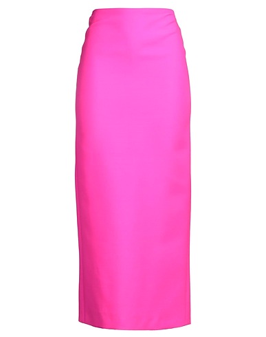 VALENTINO GARAVANI Langer Rock Fuchsia 65% Schurwolle, 35% Seide