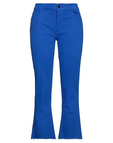 RE_HASH Casual trouser Bright blue 52% Cotton, 45% Lyocell, 3% Elastane