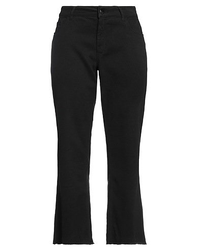 RE_HASH Pantalone Nero 52% Cotone, 45% Lyocell, 3% Elastan