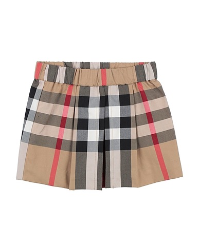 BURBERRY Юбка Бежевый 100% Хлопок