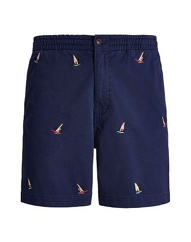 POLO RALPH LAUREN Shorts & Bermuda 6-INCH POLO PREPSTER EMBROIDERED SHORT
 Navy 97% Cotton, 3% Elastane